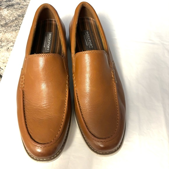 NWOT Rockport loafers Total Motion Craft Venetian Cognac SZ 9.5 Brand New - Picture 13 of 14